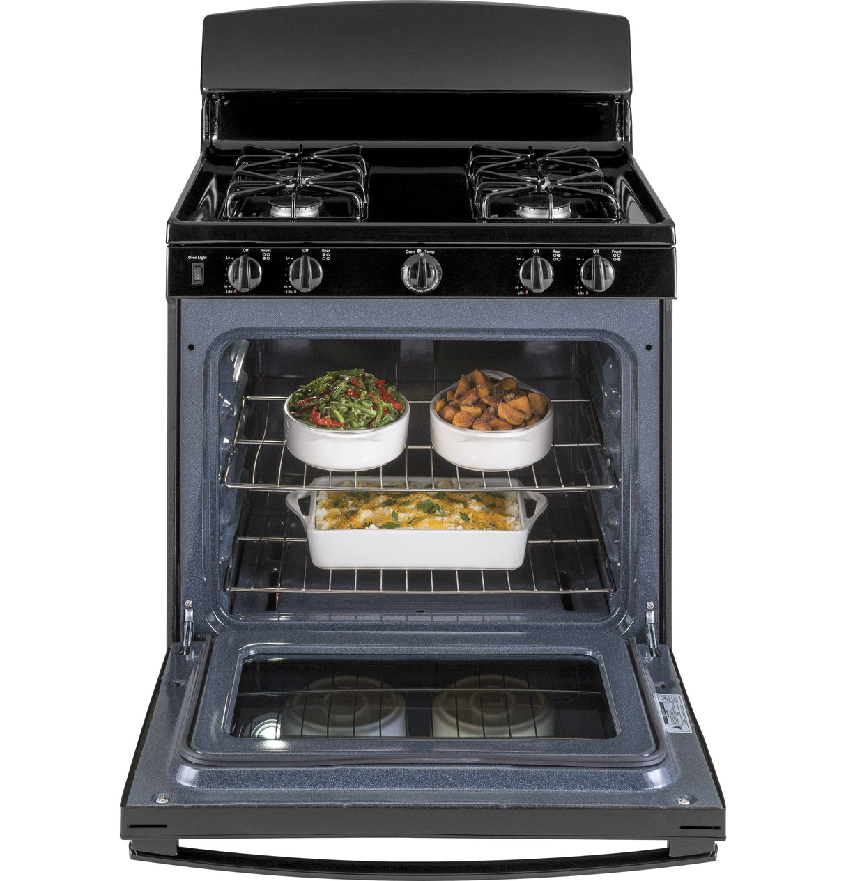 GE APPLIANCES GE(R) 30" Free-Standing Gas Range -  (JGBS30DEKBB)