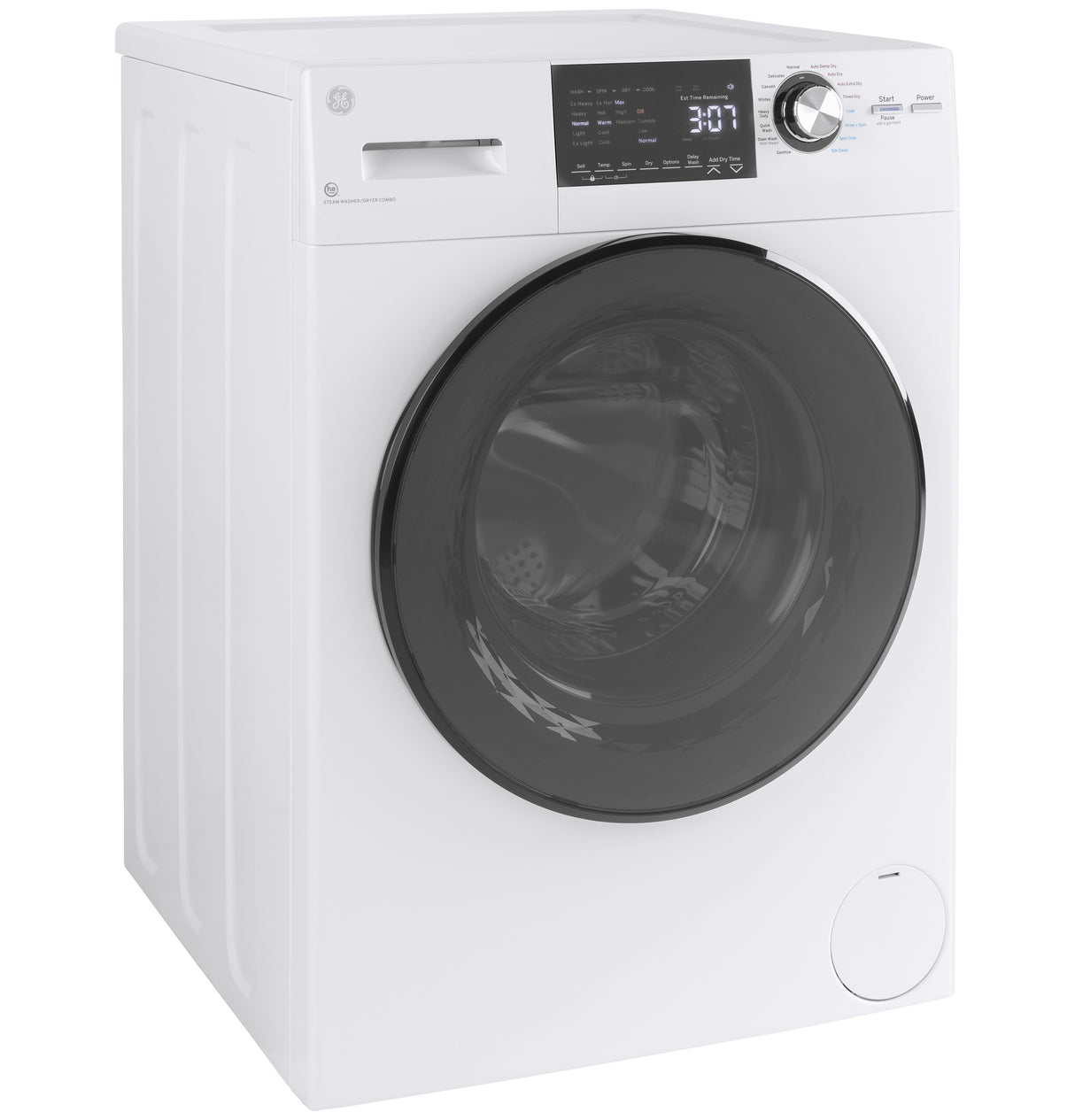GE APPLIANCES GE(R) 24" 2.4 cu. ft.Capacity Front Load Washer/Condenser Dryer Combo -  (GFQ14ESSNWW)