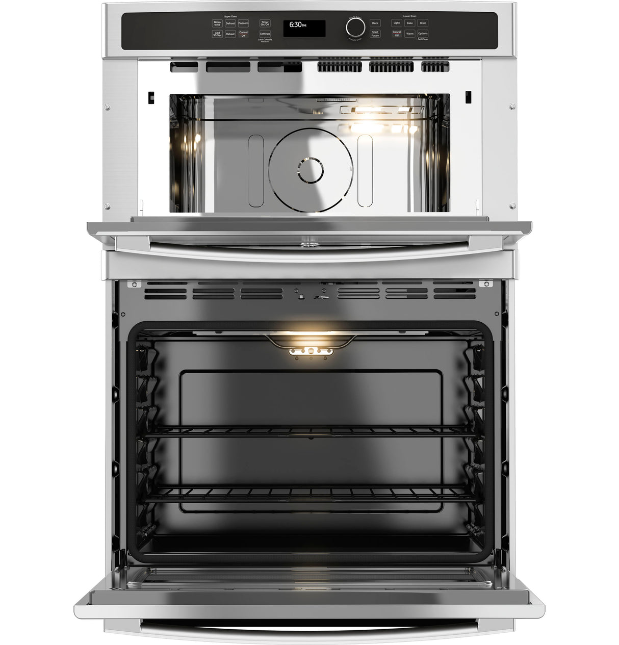 GE APPLIANCES GE(R) 30" Combination Double Wall Oven -  (JT3800SHSS)