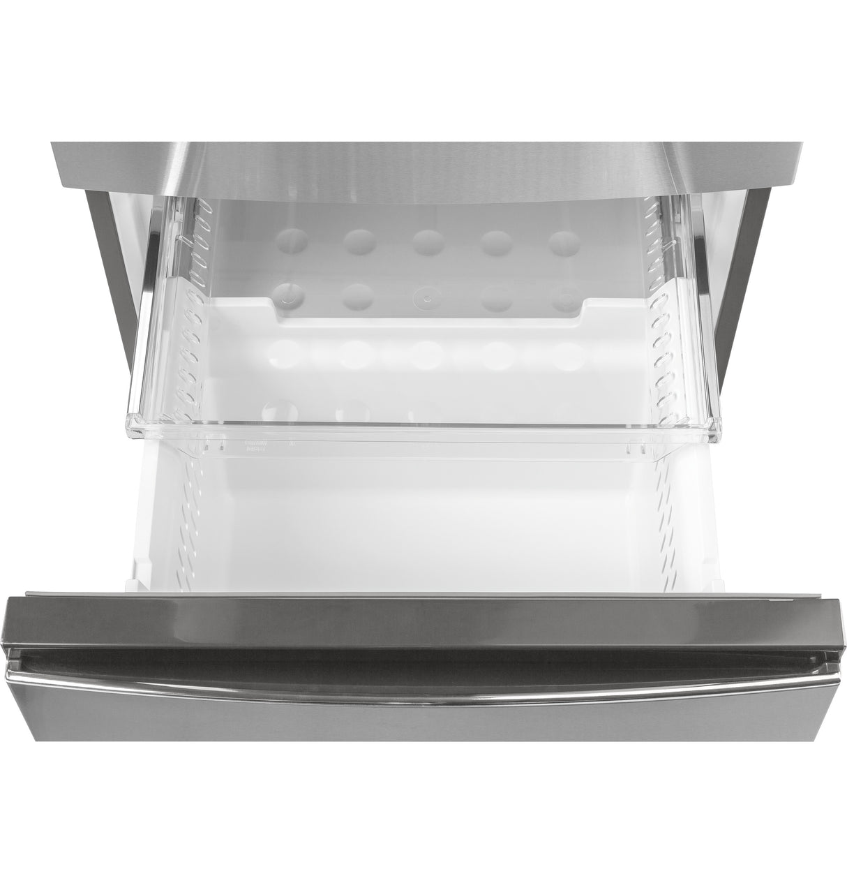 GE APPLIANCES GE(R) ENERGY STAR(R) 11.9 Cu. Ft. Bottom-Freezer Refrigerator -  (GLE12HSPSS)