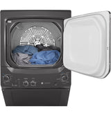 GE APPLIANCES GE Unitized Spacemaker(R) 3.8 cu. ft. Capacity Washer with Stainless Steel Basket and 5.9 cu. ft. Capacity Gas Dryer -  (GUD27GSPMDG)