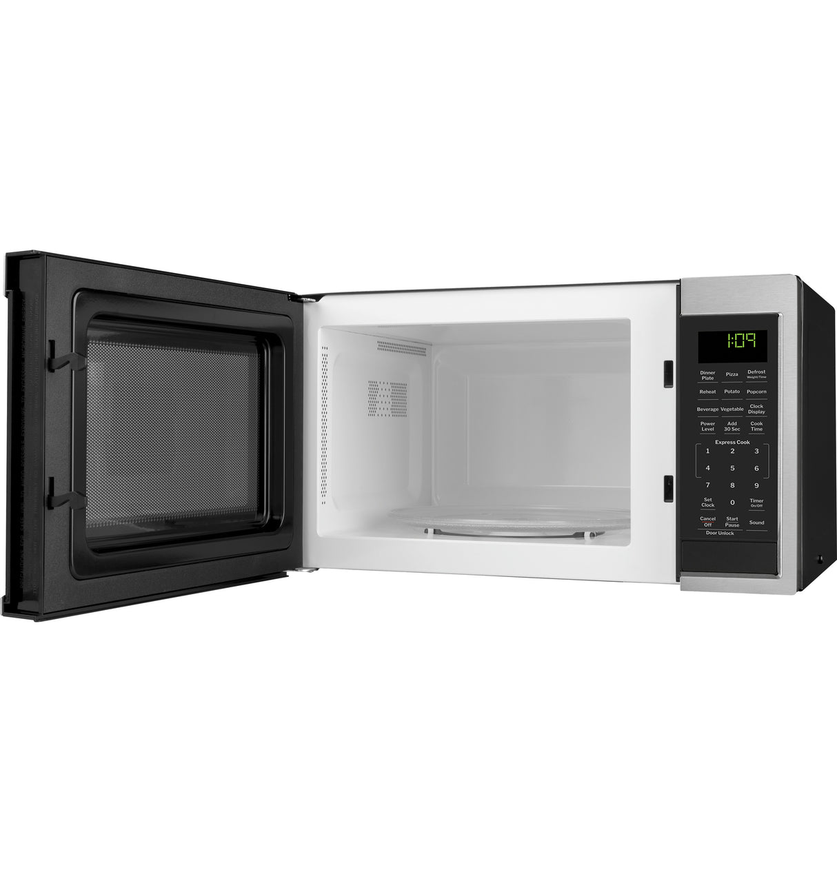 GE APPLIANCES GE(R) 0.9 Cu. Ft. Capacity Countertop Microwave Oven -  (GCST09N1WSS)