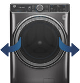 GE APPLIANCES GE(R) ENERGY STAR 4.8 cu. ft. Capacity Smart Front Load (R) Washer with UltraFresh Vent System with OdorBlock(TM) and Sanitize w/Oxi -  (GFW550SSNWW)