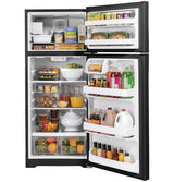 GE APPLIANCES GE(R) ENERGY STAR(R) 17.5 Cu. Ft. Top-Freezer Refrigerator -  (GIE18GTNRBB)