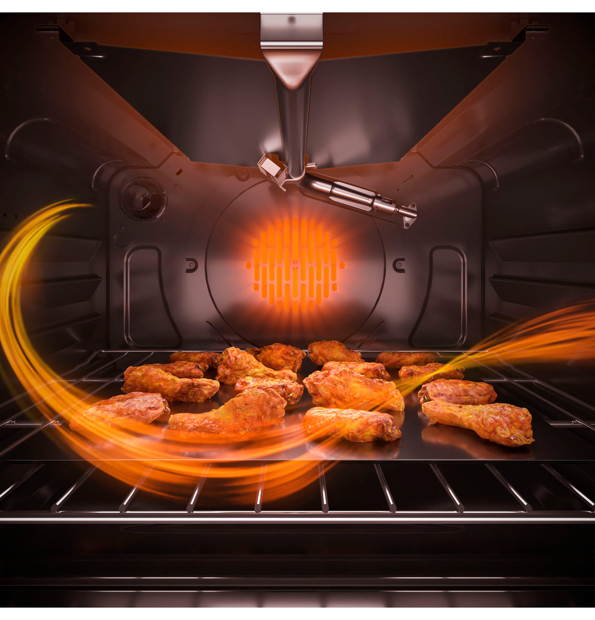GE APPLIANCES GE 30" Slide-In Front Control Gas Double Oven Range -  (JGSS86SPSS)