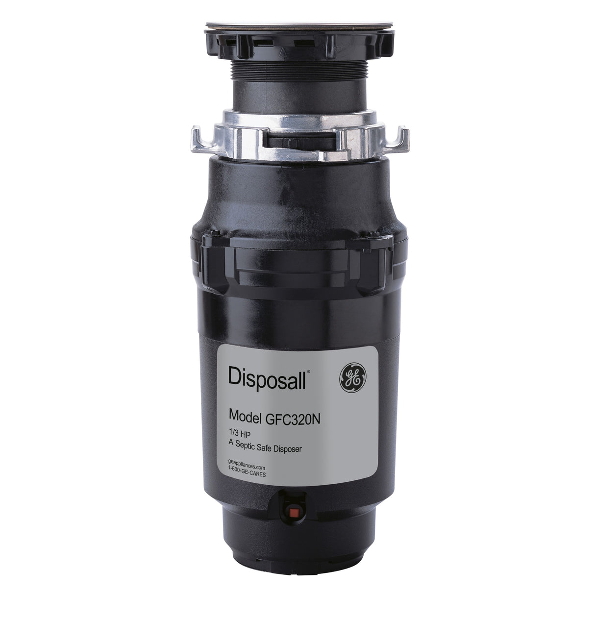 GE APPLIANCES GE DISPOSALL(R) 1/3 HP Continuous Feed Garbage Disposer Non-Corded -  (GFC320N)