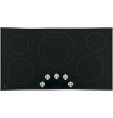 GE APPLIANCES GE(R) 36" Built-In Knob Control Electric Cooktop -  (JP3036SLSS)
