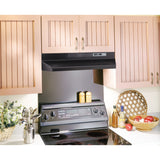 BROAN Broan(R) 30-Inch Convertible Under-Cabinet Range Hood, 230 Max Blower CFM, Black -  (F403023)