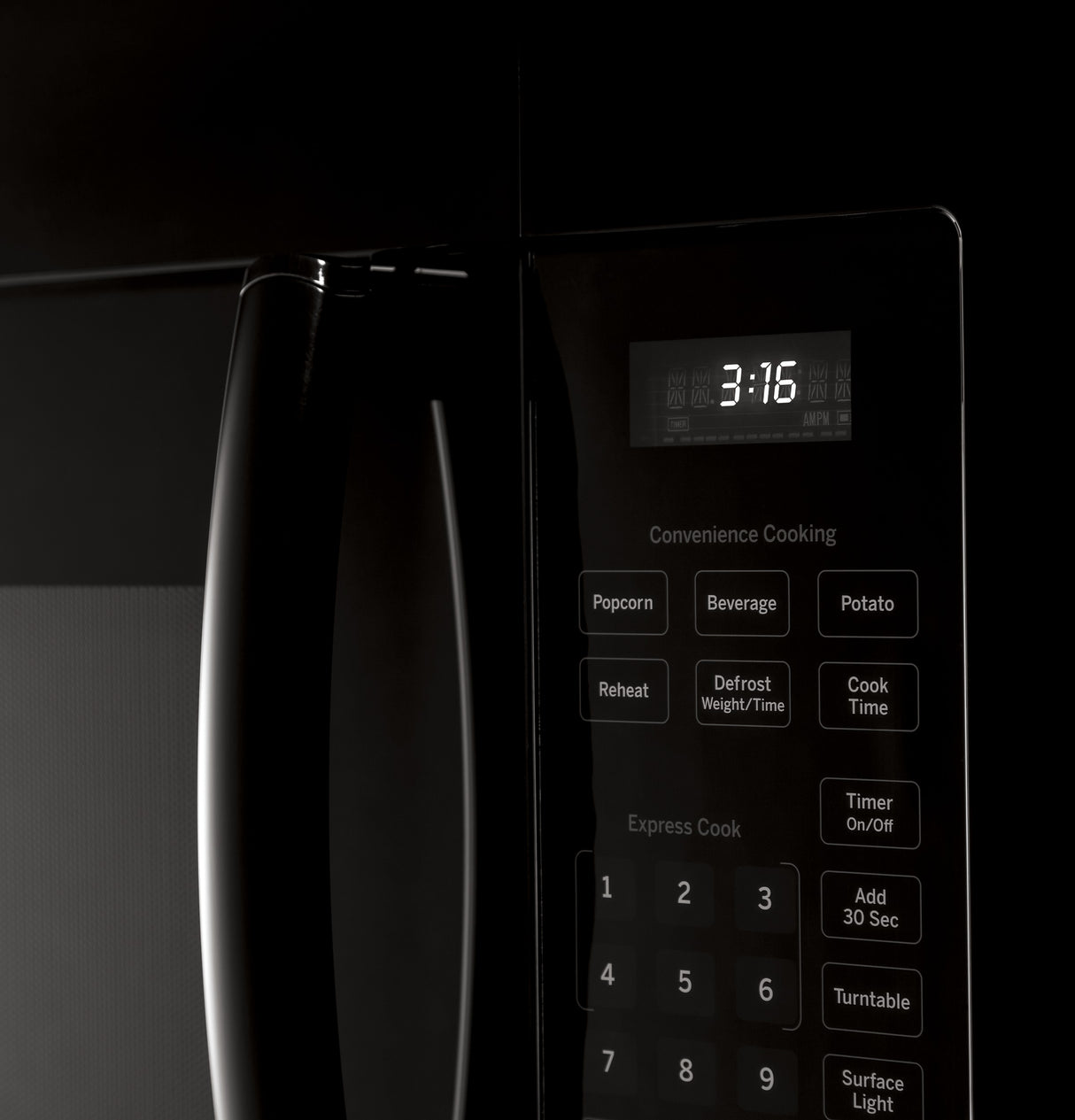 GE APPLIANCES GE(R) 1.6 Cu. Ft. Over-the-Range Microwave Oven -  (JVM3160DFBB)