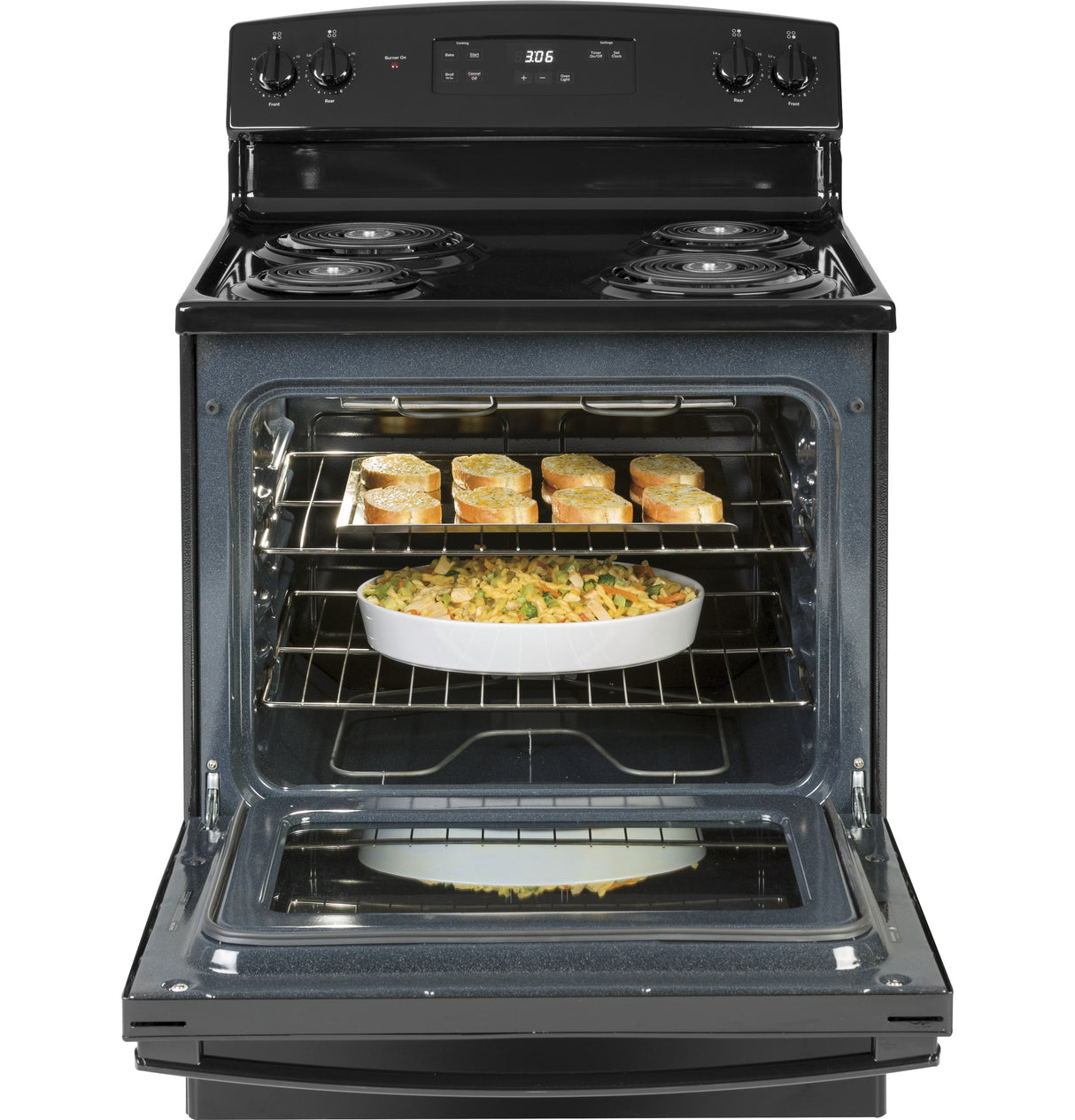 GE APPLIANCES GE(R) ENERGY STAR(R) 30" Free-Standing Electric Range -  (JBS360DMBB)