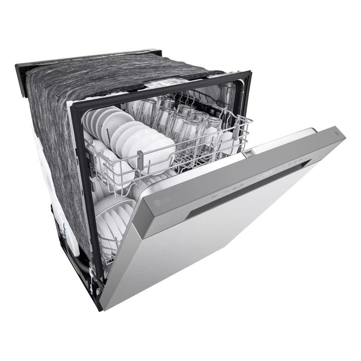 LG Front Control Dishwasher with LoDecibel Operation and Dynamic Dry™ - Stainless Steel Look (LDFC2423V)