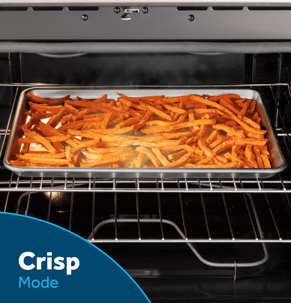 GE APPLIANCES GE(R) 30" Slide-In Electric Range with Crisp Mode -  (GRS500PVSS)