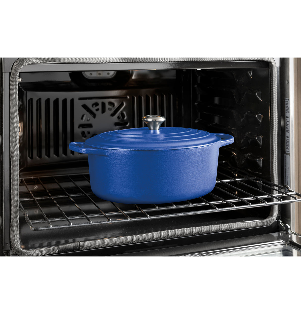 GE APPLIANCES GE(R) 27" Smart Built-In Convection Double Wall Oven with No Preheat Air Fry -  (JKD5000DVBB)