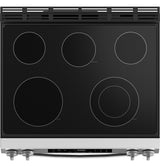 GE APPLIANCES GE(R) 30" Slide-In Electric Range with Crisp Mode -  (GRS500PVSS)