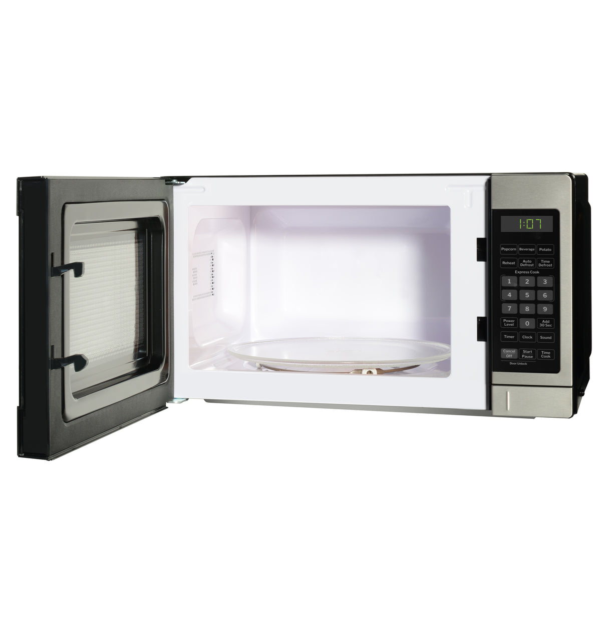GE APPLIANCES GE(R) 0.7 Cu. Ft. Spacemaker(R) Countertop Microwave Oven -  (GCHK07N1WSS)