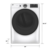 GE APPLIANCES GE(R) ENERGY STAR(R) 7.8 cu. ft. Capacity Smart Front Load Electric Dryer with Sanitize Cycle -  (GFD55ESSNWW)