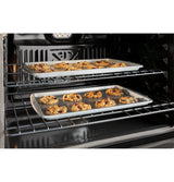 GE APPLIANCES GE(R) 27" Smart Built-In Convection Double Wall Oven with No Preheat Air Fry -  (JKD5000DVBB)