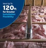 GE APPLIANCES GE(R) 7.2 cu. ft. Capacity Gas Dryer with Up To 120 ft. Venting and Reversible Door&#x200B; -  (GTD38GASWWS)