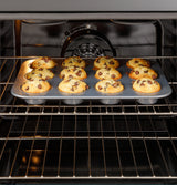 GE APPLIANCES GE(R) 30" Free-Standing Electric Convection Range with No Preheat Air Fry and EasyWash(TM) Oven Tray -  (GRF600AVSS)