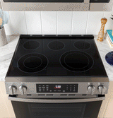 GE APPLIANCES GE(R) 30" Slide-In Electric Range with Crisp Mode -  (GRS500PVSS)